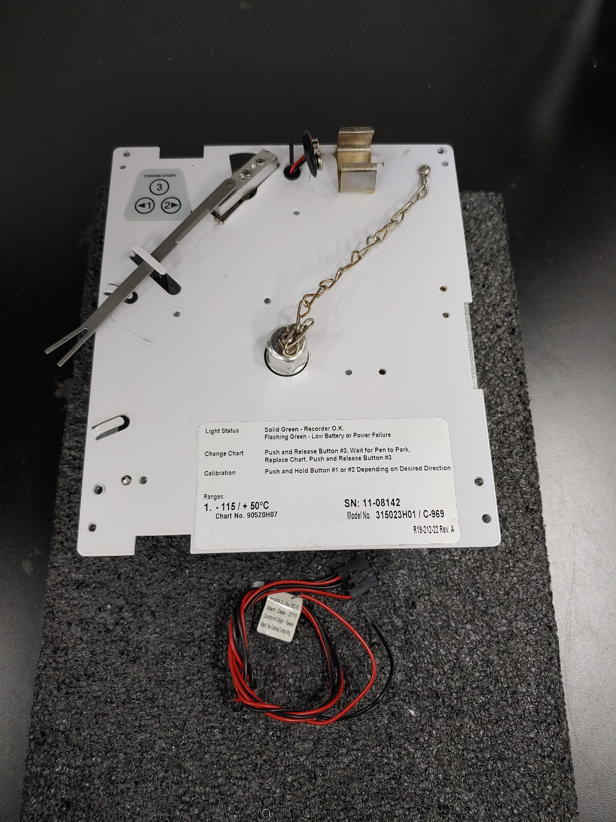 COBEX RECORDERS C-969 Inkless Single Range Skeleton Recorder