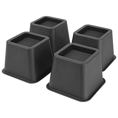 4 Pack Bed Furniture Risers 3 Inch for Furniture Sofa Bed Couch Chair Table