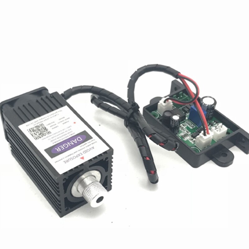 405nm 500mw Purple Engraving and Cutting Laser Module DC12V