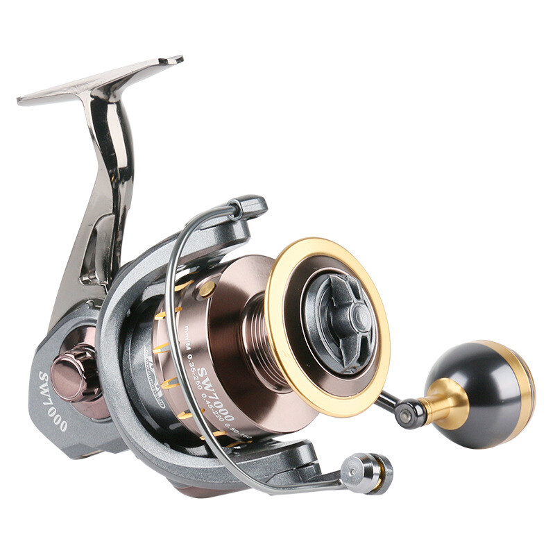 Metal Fishing Spinning Reel Max Drag 33lbs SW2000-7000 Saltwater Sea Fishing