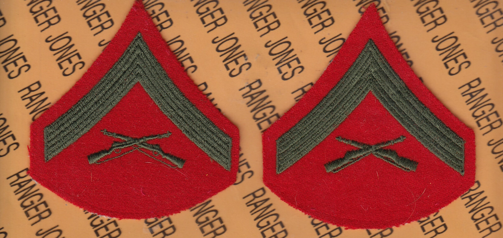 USMC MARINE CORPS LANCE CORPORAL LCPL E-3 rank patch UK