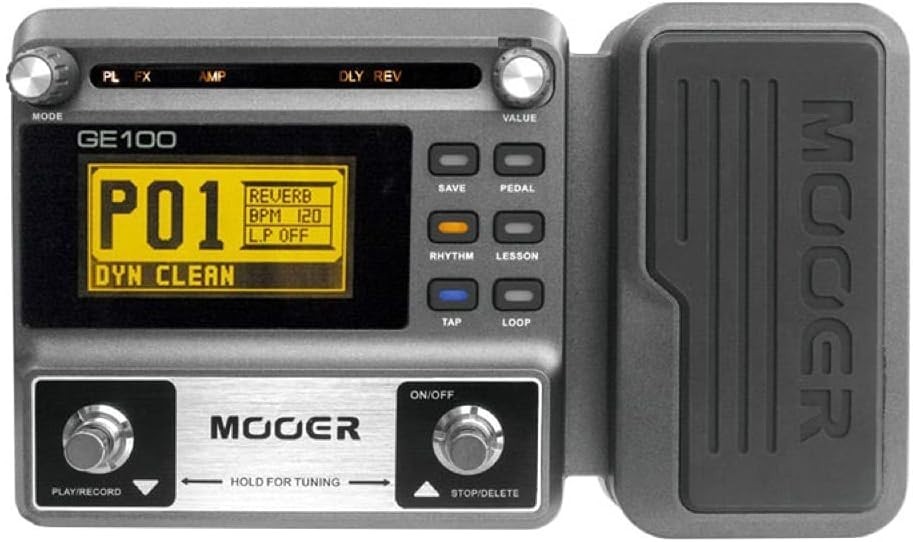 MOOER GE100 Multi-Effects Guitar Processor Pedal NEW