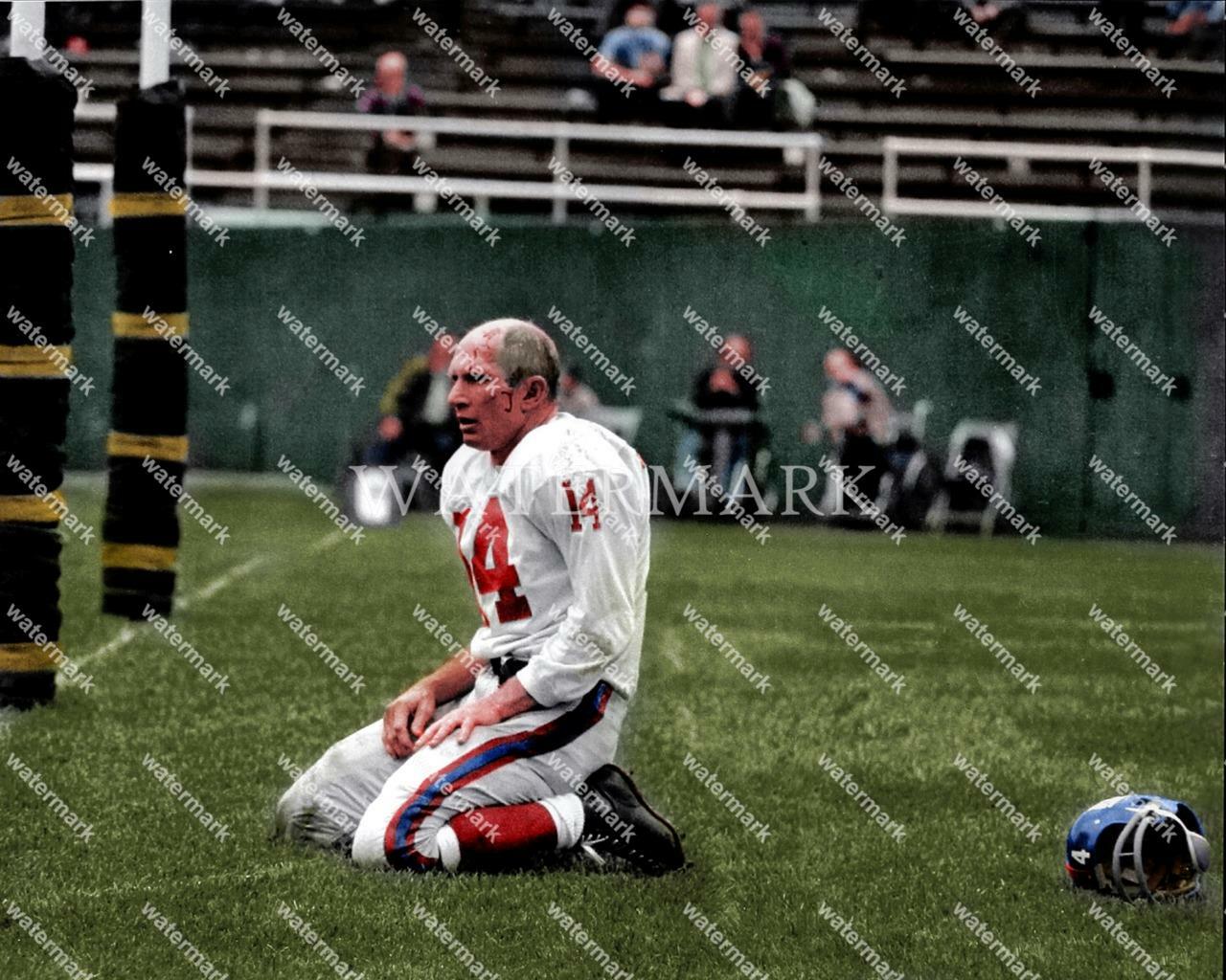EL438 Y. A. Tittle NY Giants 8x10 11x14 16x20 Colorized Photo