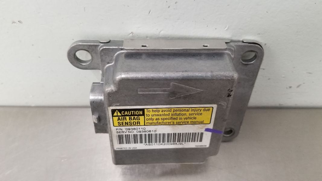 2000 PONTIAC FIREBIRD SRS CONTROL MODULE 09380110