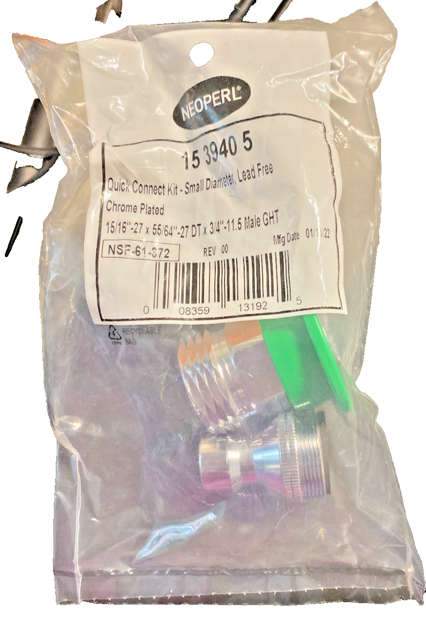 NEOPERL Dual Thread by 3/4 in. Quick connect Coupler and Fitting-NEW 15 3940 5