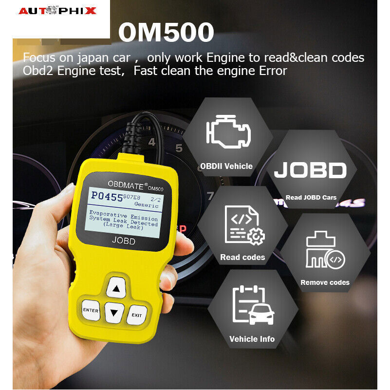Car OBD2 Code Reader Diagnostic Tool for Toyota/Honda/Nissan/Suzuki Engine Check