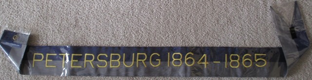 Battle of Petersburg Civil War LARGE Regmential Campaign Streamer