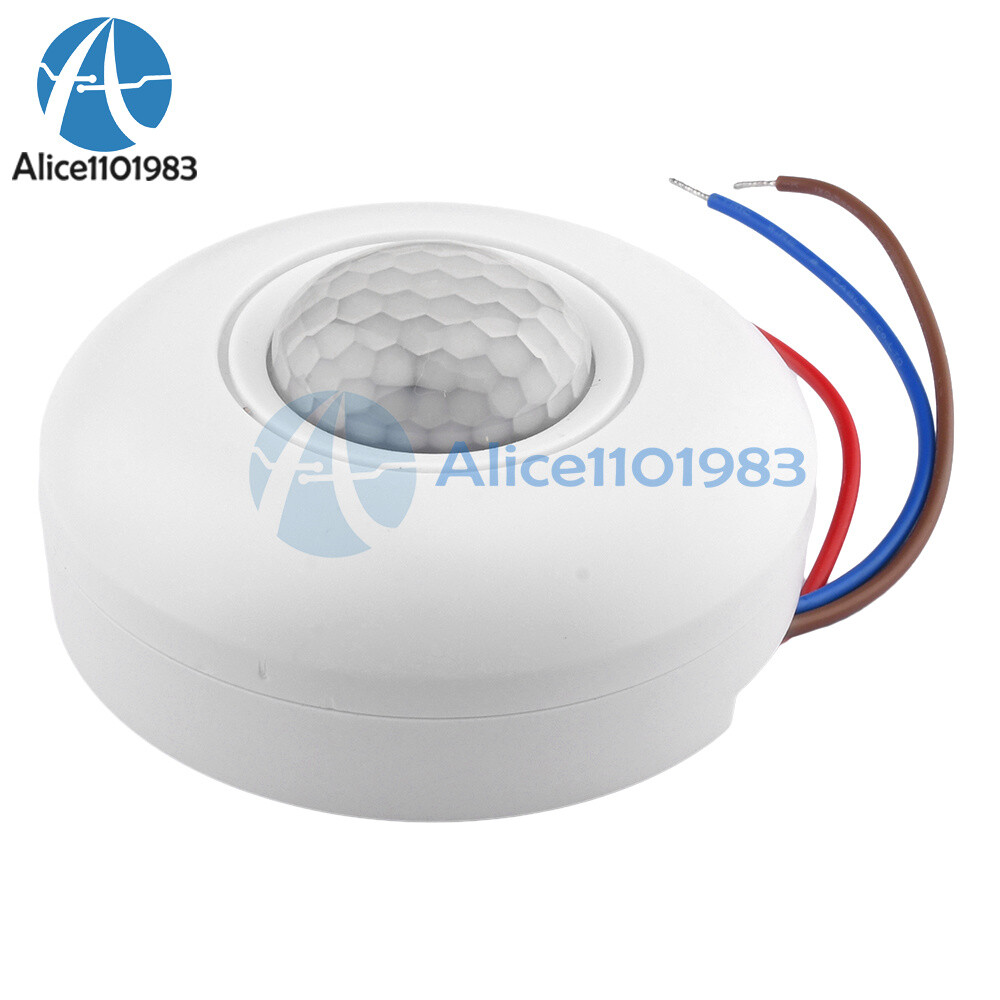AC85-265V Infrared PIR Motion Induction Sensor 360° Detection For Ceiling Light
