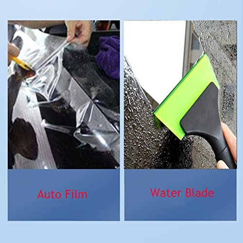 Small Squeegee with 5 Inch Green Rubber Window Tint Squeegee, Mini Wiper