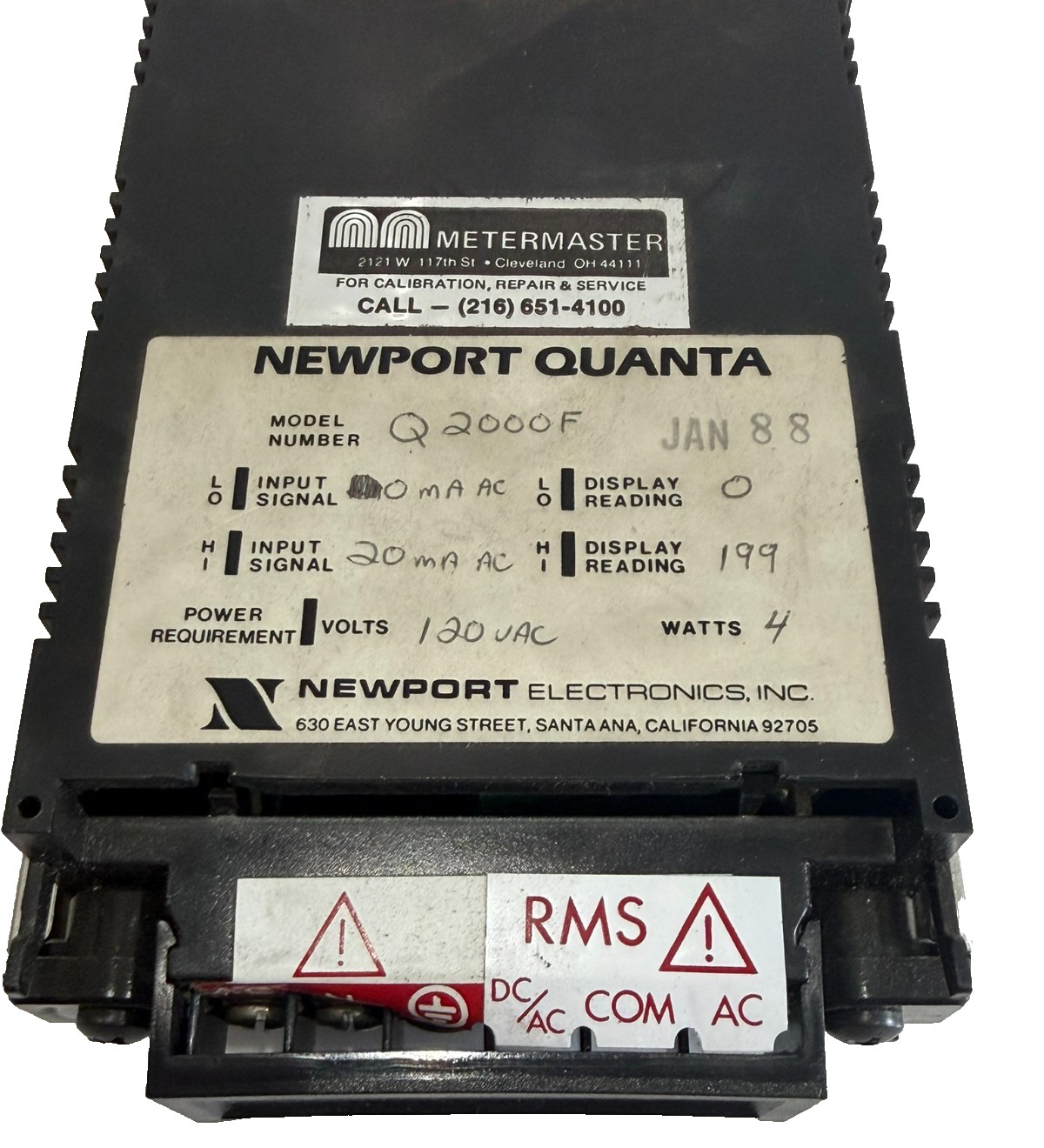 NEW NEWPORT QUANTA Q2000F PANEL METER