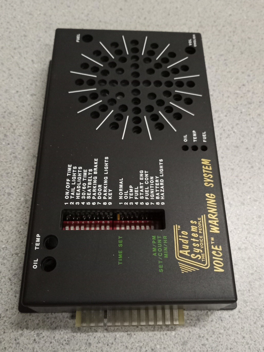 Vintage Audio Systems Inc. Audio Systems , Voice Warning System , Model: AS1310