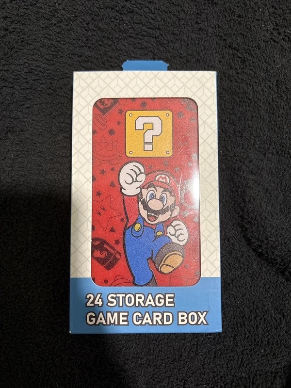 NIB Super Mario Nintendo Switch 24-Slot Magnetic Game Case