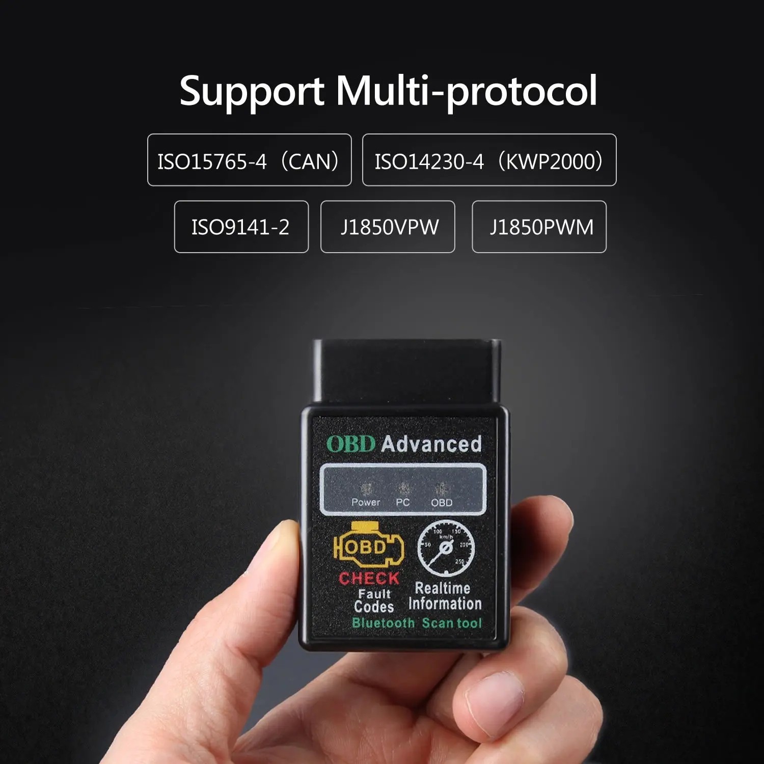 OBD2 ELM327 Diagnostic Error Car Scanner Code Reader Tool Android PC [Bluetooth]