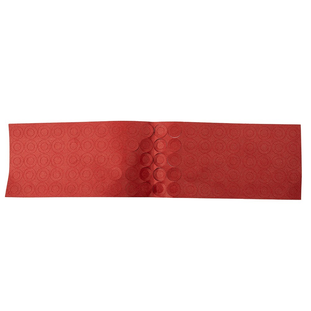 Insulators Paper Hollow Insulating Red 10mm 17mm 2 Sheets 200Pcs