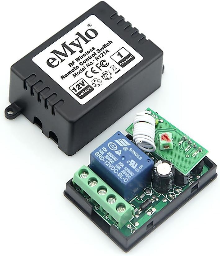 Smart RF Relay Switch eMylo Wireless Remote Control Switch DC 12V 12V 1-Channel