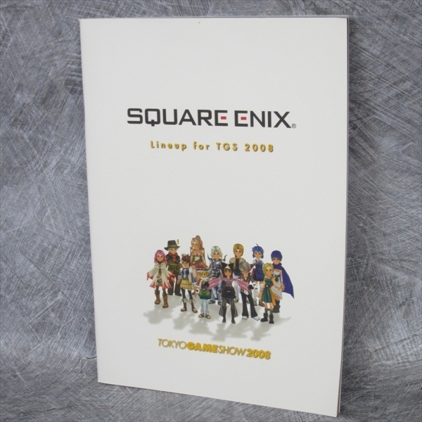 SQUARE ENIX Lineup for TOKYO GAME SHOW 2008 Booklet AD Art Japan Book DS PS2