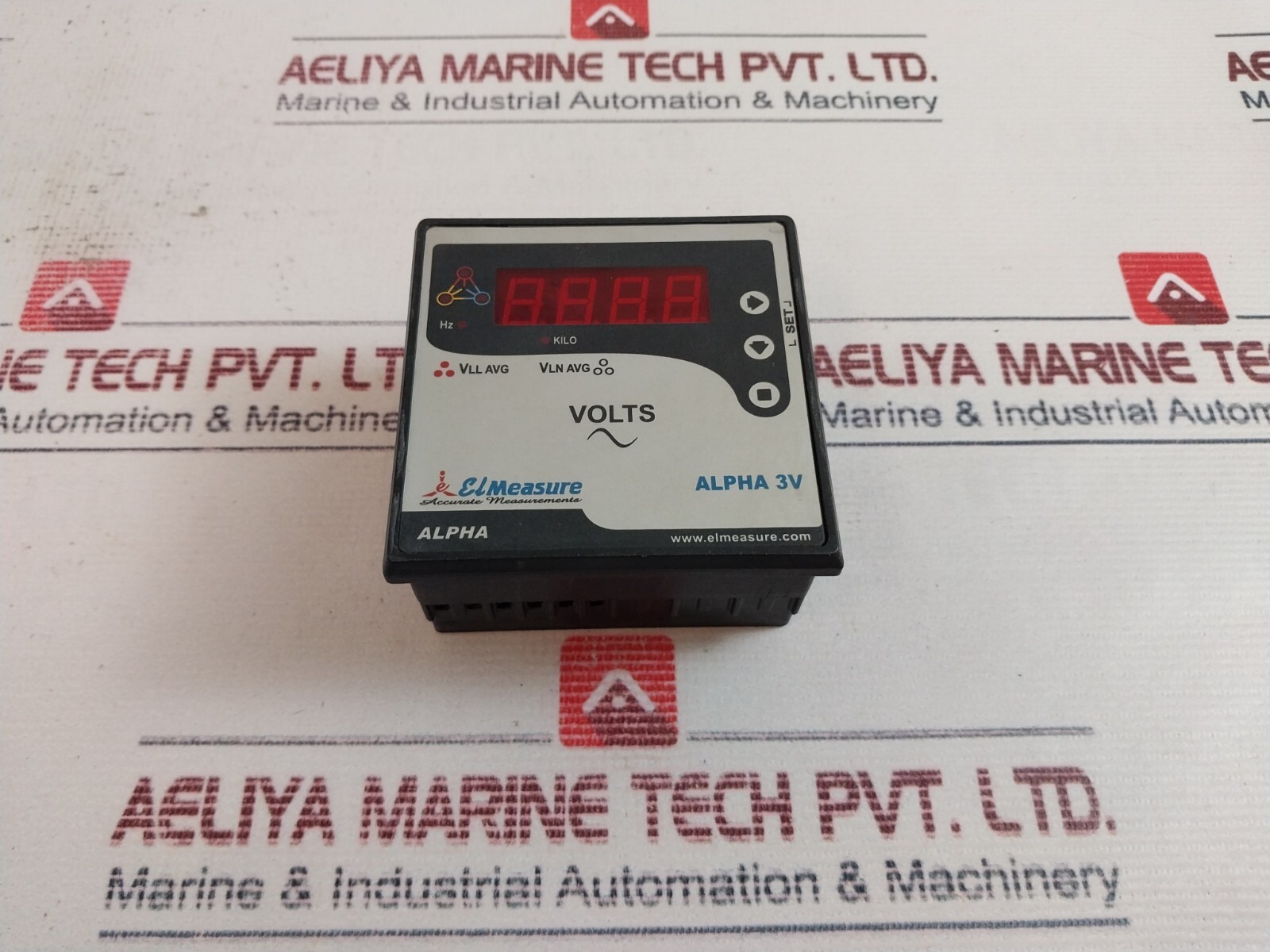 Elmeasure Alpha 3V 3 Phase Volt Meter 80-300V AC Ver 01.01