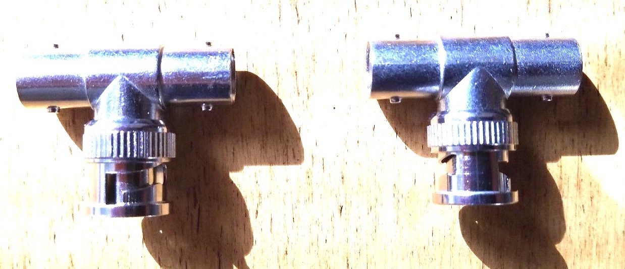 2 Shure, Sennheiser, BNC Antenna Splitter Male To Dual Female Adapter Connector