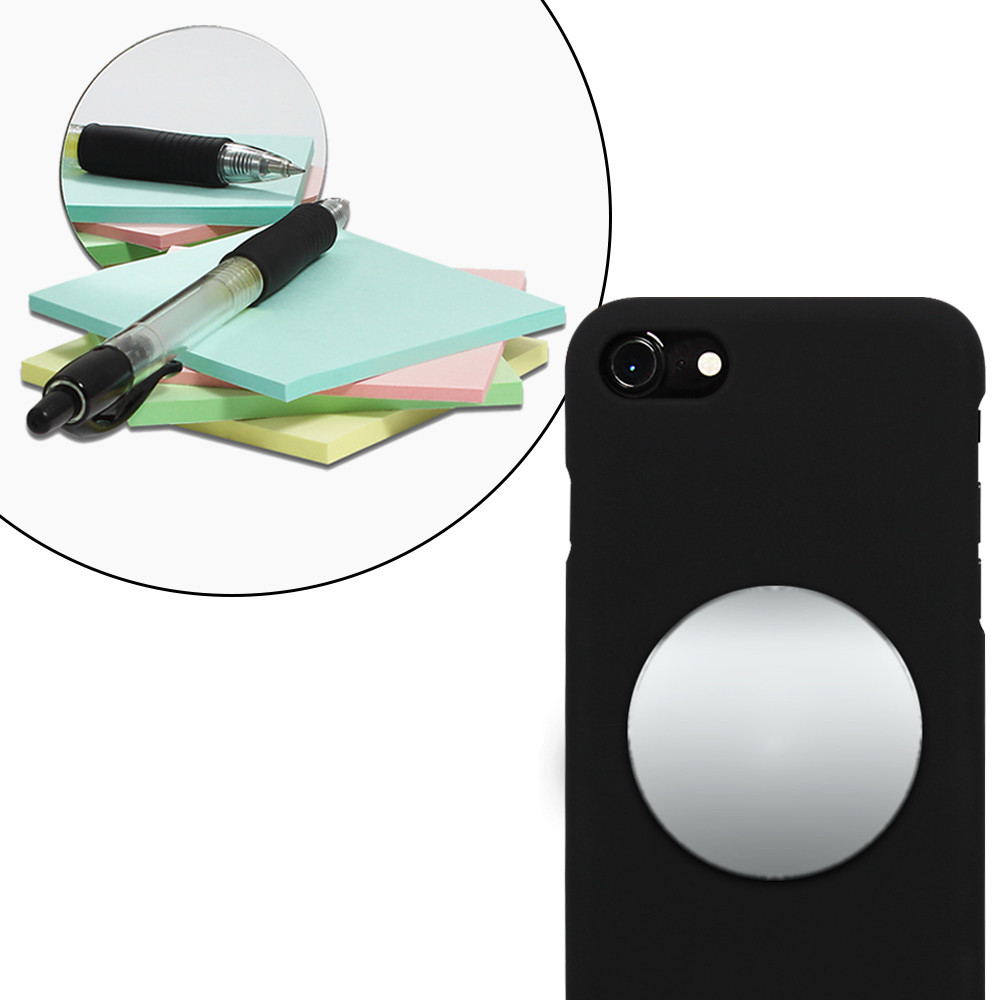Buy 2 Get 1 Free Small Mirror Circle 2" Sticker for Craft Scrapbook Scrapbooking