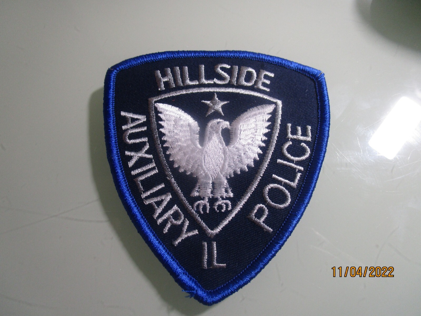 HILLSIDE IL AUXILIARY POLICE PATCH