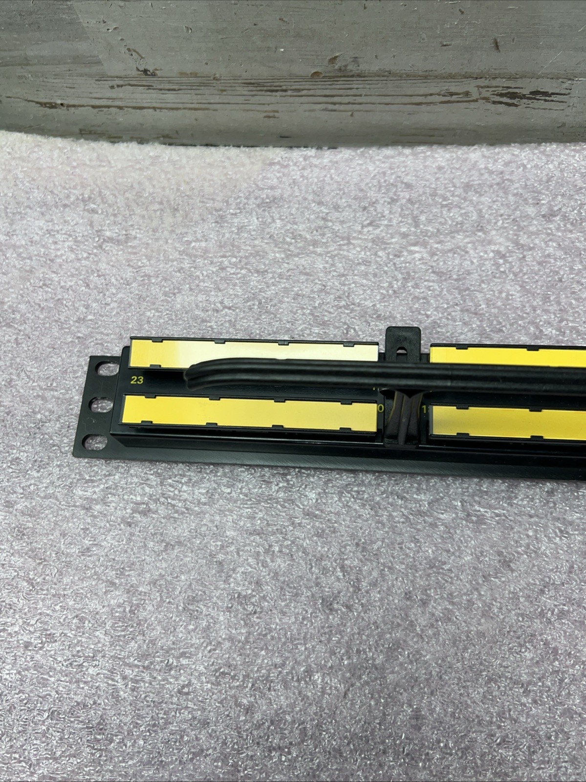 Used Ortronics OR-851004862 24 Port 110 Patch Panel Cat 5
