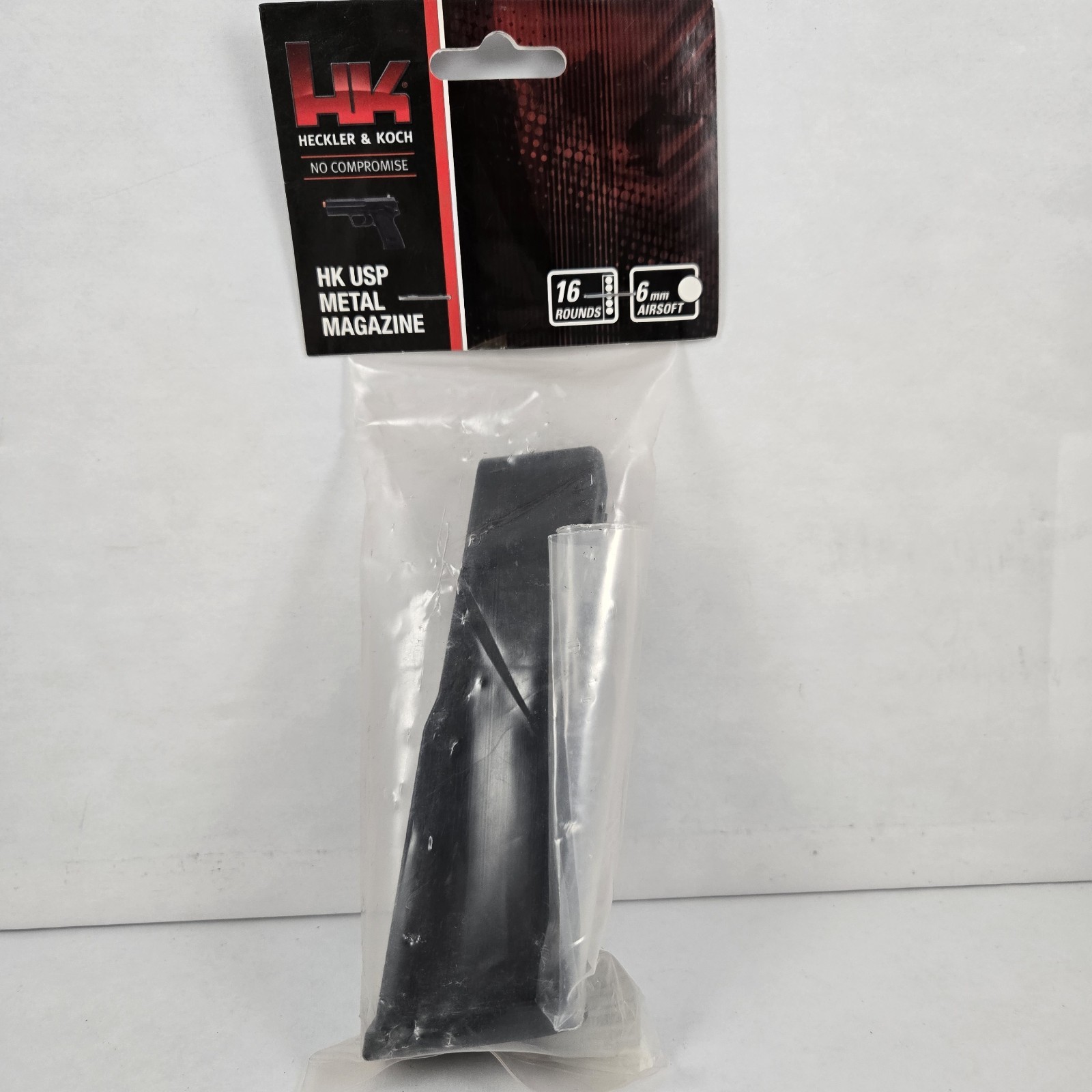 New Umarex H&K USP  6mm Airsoft 16rd Magazine Black Metal