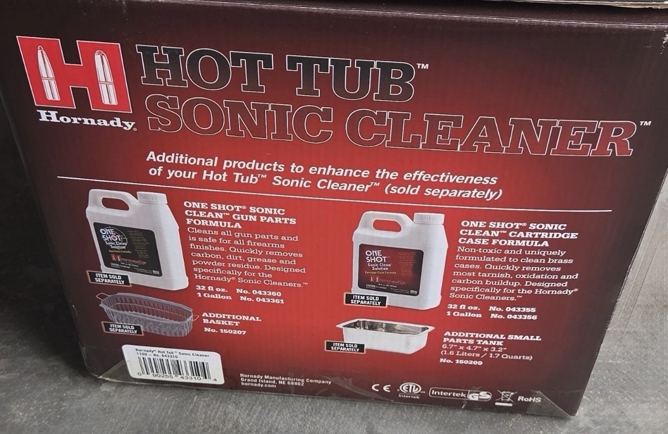 NEW FACTORY SEALED Hornady Hot Tub Sonic Cleaner, 9L - 043310