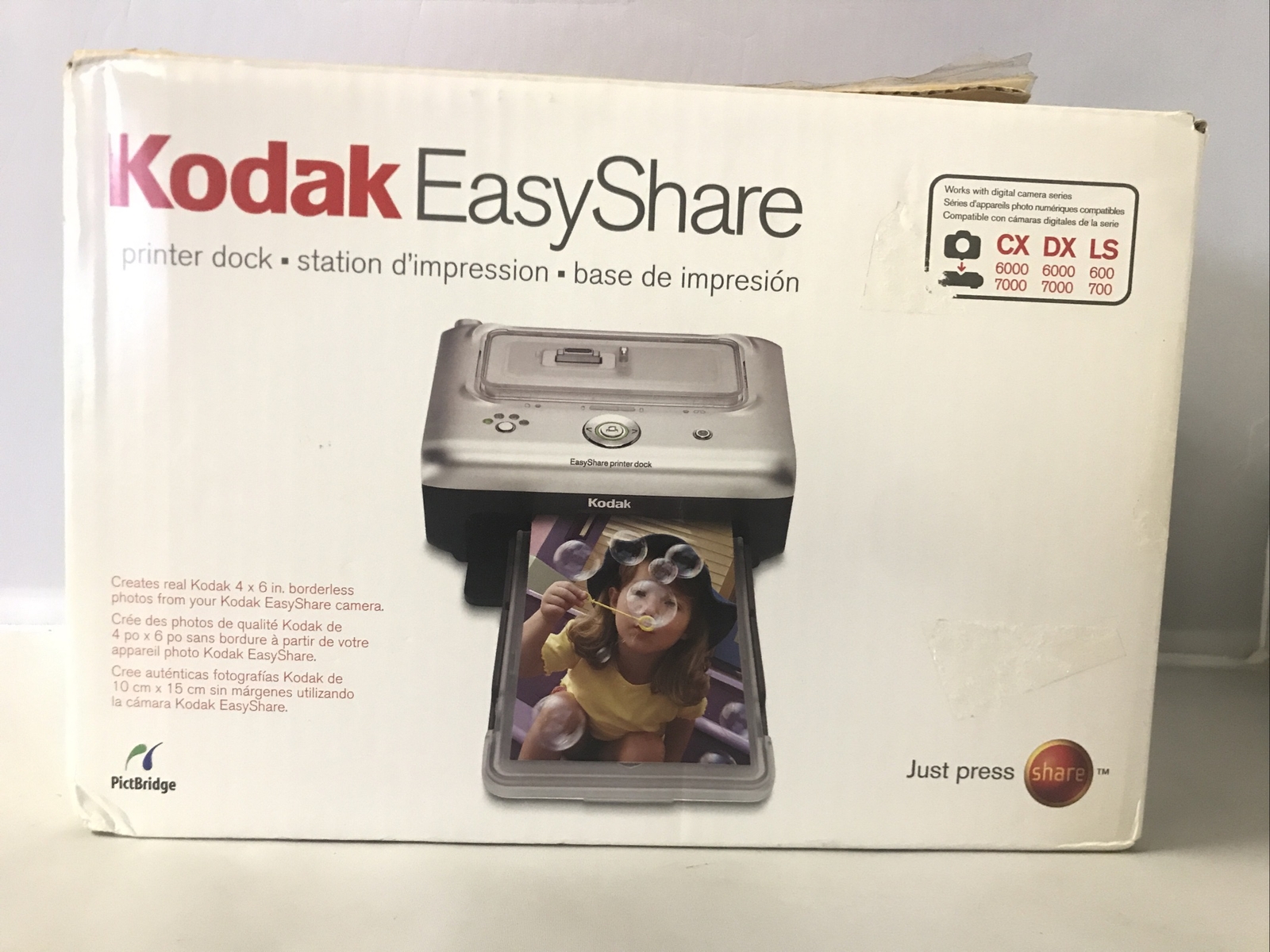 Kodak EasyShare Printer Dock CX/DX(6000-7000)/LS(600-700) - Used