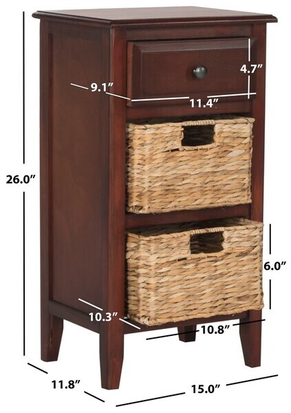 Safavieh Everly Drawer Side Table, Reduced Price 2172724992 AMH5743C