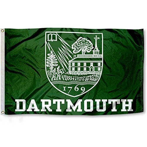 DARTMOUTH BIG GREEN 3'X5' FLAG BANNER **100% FULL COLOR ON BOTH SIDES OF FLAG**