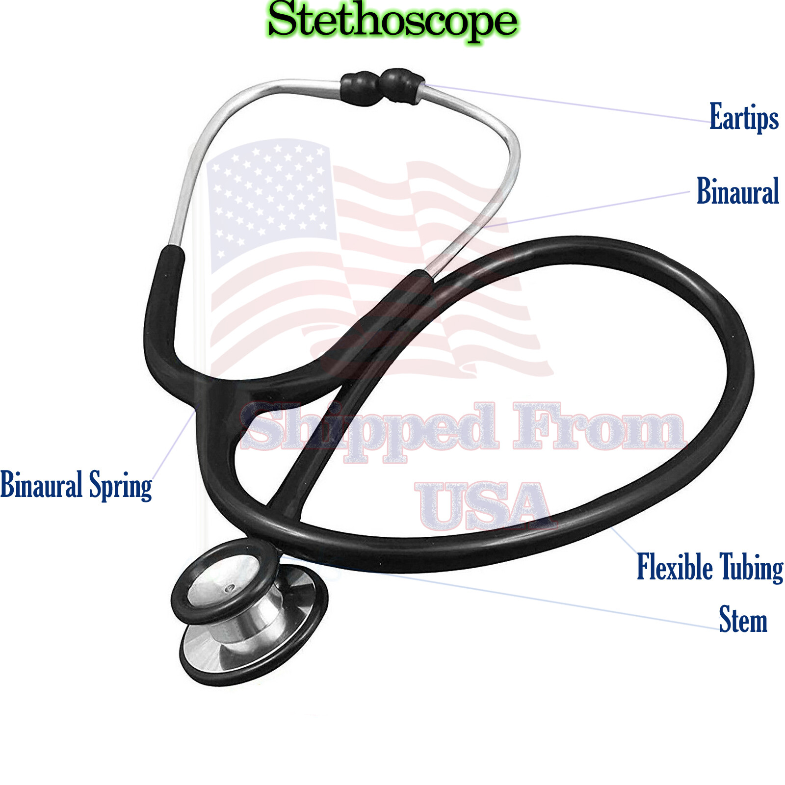 EMT Stethoscope for Doctor Nurse Vet Medical Student Health Blood