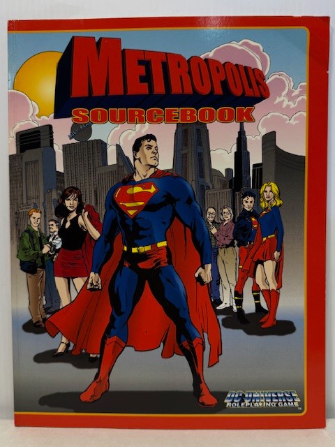 Metropolis Sourcebook DC Universe RPG West End Games WEG52004