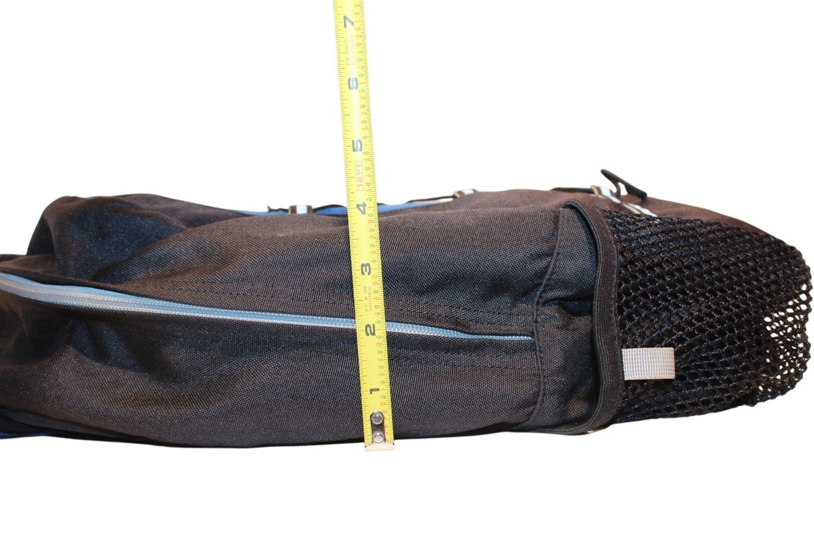 Vintage North Face Mopack Backpack Black & Blue Adjustable Straps & Side Pockets
