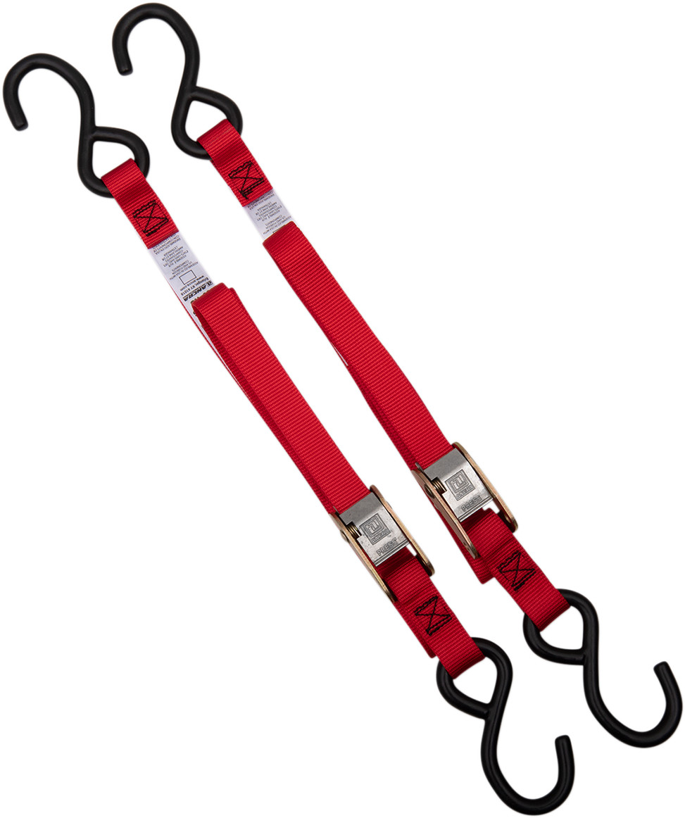 ANCRA 40888-10 1 Inch Standard Tie-Downs Red 5.5 Feet