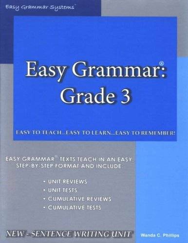 Easy Grammar 3 - Teacher Edition - Paperback By Phillips, Wanda C. - GOOD