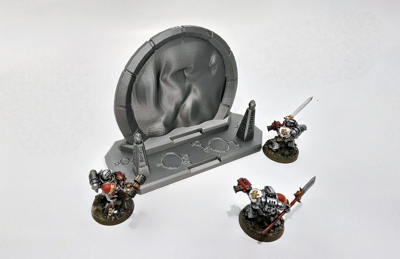 3D Printed Necron Proxy Active Space Portal Great For 40K Or Kill Team