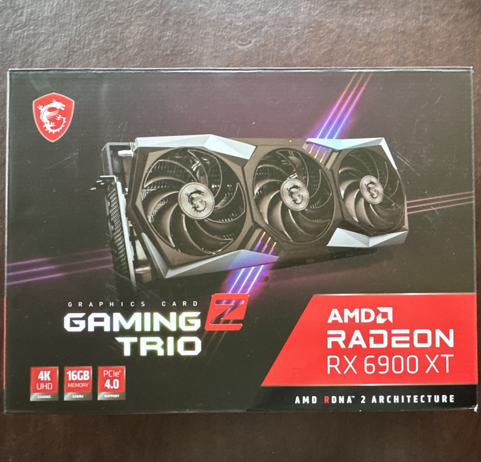 MSI Radeon RX 6900 XT Gaming Trio Z 16GB 4K PCIe 4.0 x16 Graphics Card