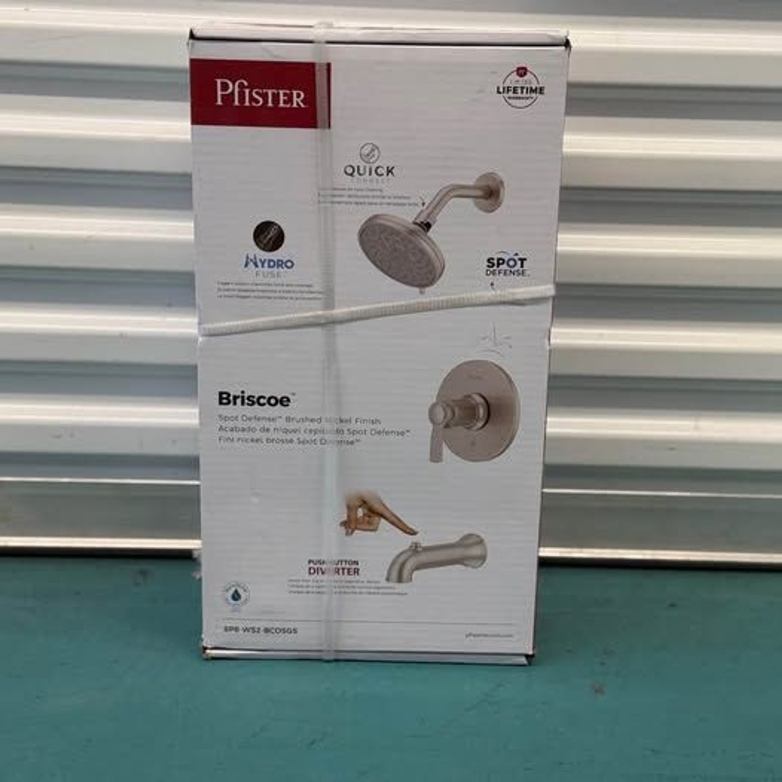BRAND NEW Pfister Briscoe Tub and Shower Trim Kit Brushed Nickel