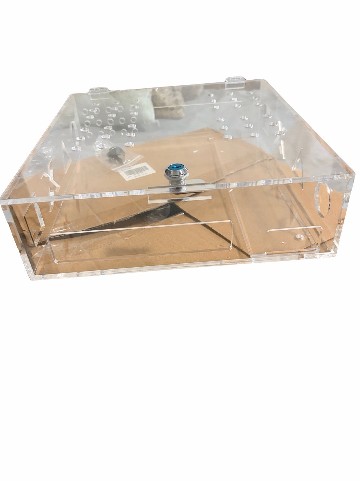Skywin PS4 Console Lock Box Acrylic Case for Public Gaming Setup