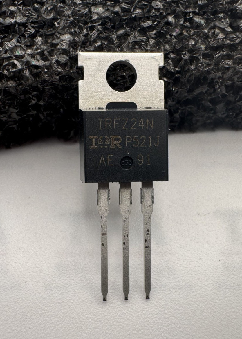 15 PCS IRFZ24NPBF Infineon-IR  N-Ch Power MOSFET 55V 17A 70mΩ 45W TO-220AB PBF
