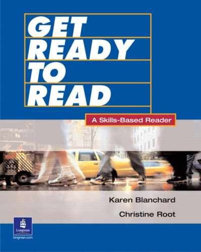 Get Ready to Read: A - Paperback, by Blanchard Karen; Root - Very Good