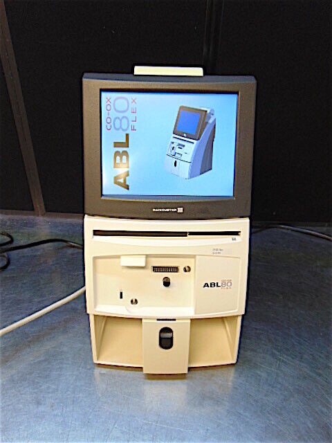 ABL 80 Flex CO-OX Blood Gas Analyzer 393-841 - Powers Up - Clean - S3149B x
