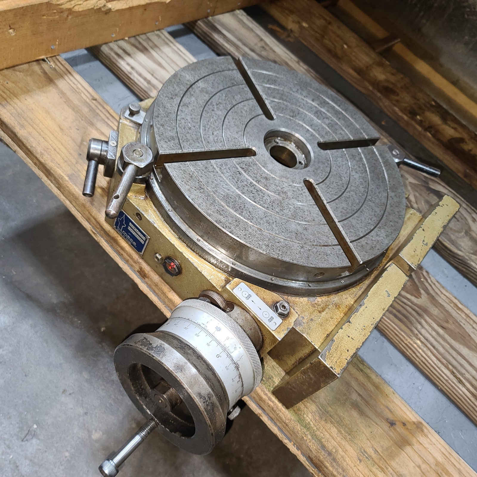 Meca 12 INCH Rotary Table PHVD320 Maching, Fixture, Metal Working, Cutting, Used