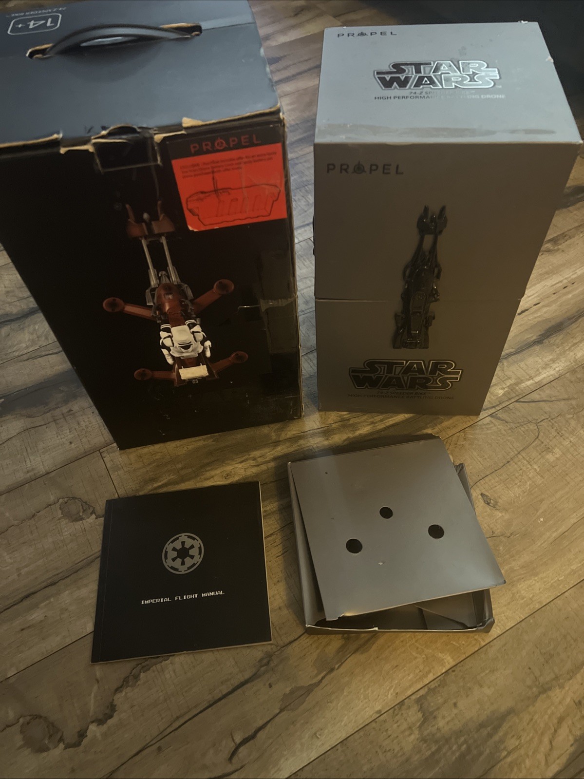 *BOXES/MANUAL ONLY** Propel Star Wars 74-Z Speeder Bike Quad Copter