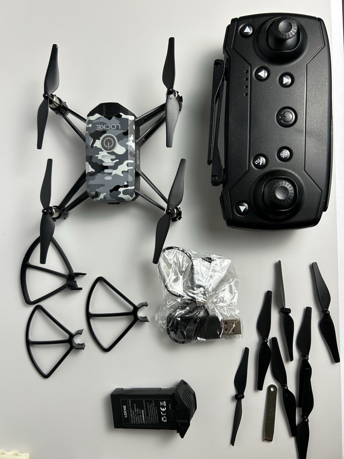 EIGR H2 Quadcopter Drone w/ Camera, Headless Mode, Remote & Accessories