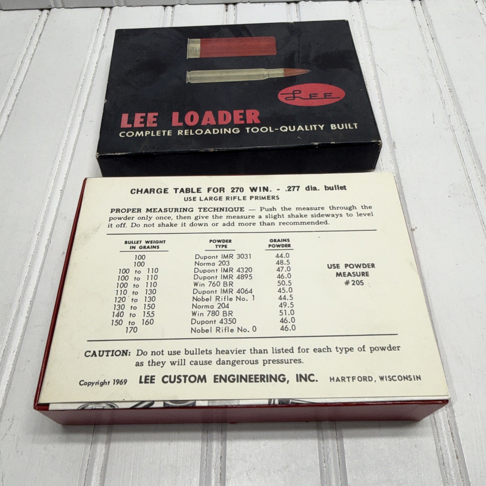 Lee Loader 270 Win reloading tool MINT.