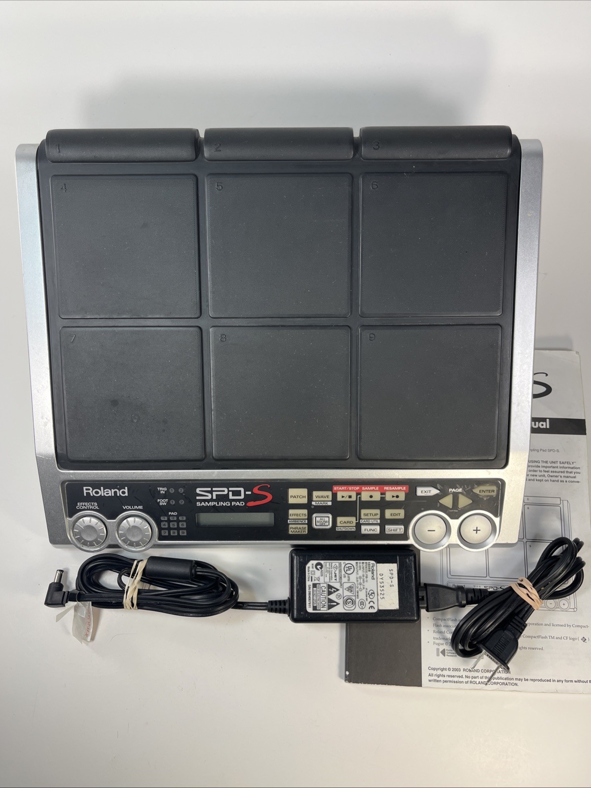 Roland SPD-S Sampling Percussion Multipad Drum w manual and power