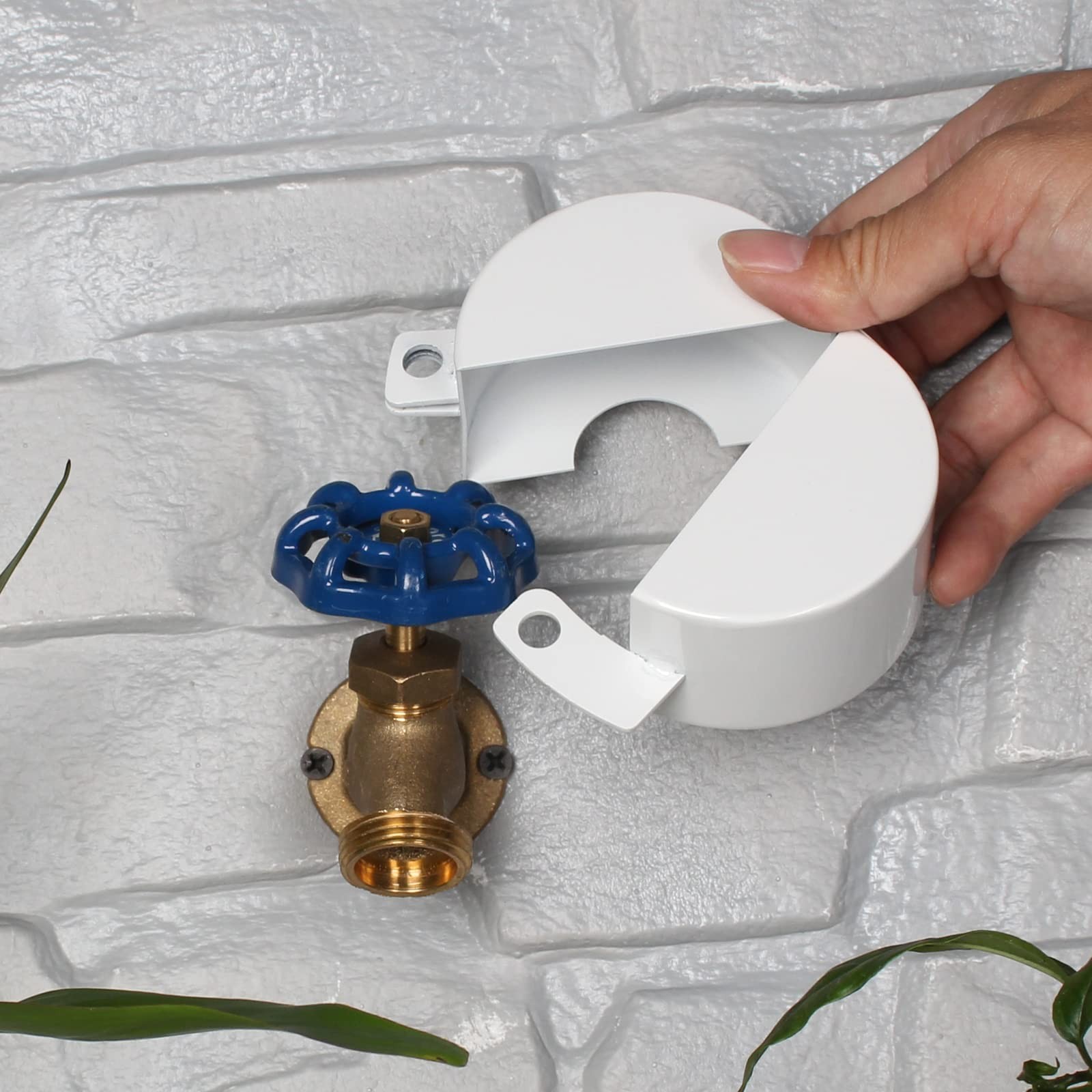 Gate Valve Locking Device - Outdoor Faucet Lock, Water Spigot Lock, for 1-1/2...