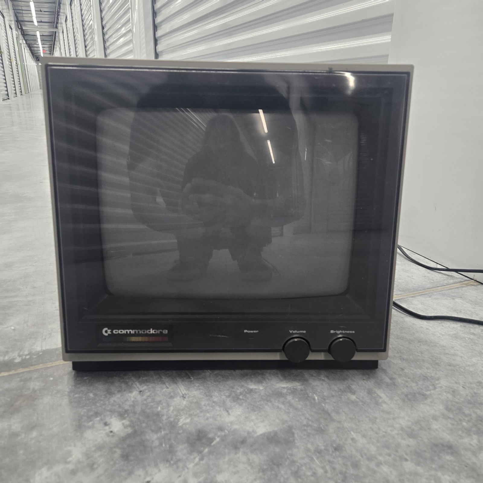 Vintage Commodore 64 Monitor Model 1802 Rare Has Power NO PICTURE FOR PARTS