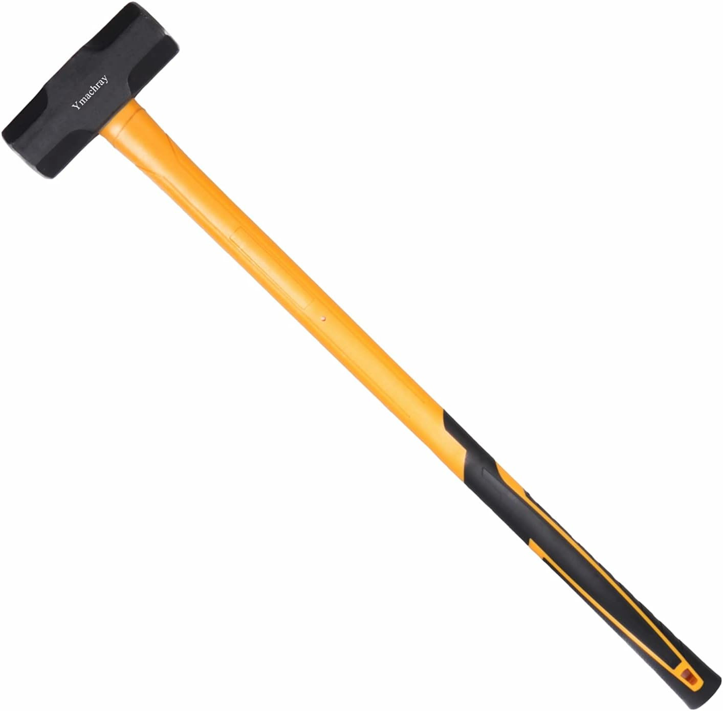10 LB Sledge Hammer with Heavy Duty Construction, 35-Inch Fiberglass Handle, Ove